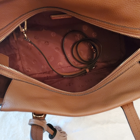 BRAND NEW! FABULOUS TORY BURCH Thea Slouchy Satchel/Crossbody Bag w/ Strap - Picture 5 of 16